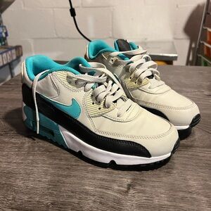 Nike Air Max Shoes with Blue Accents